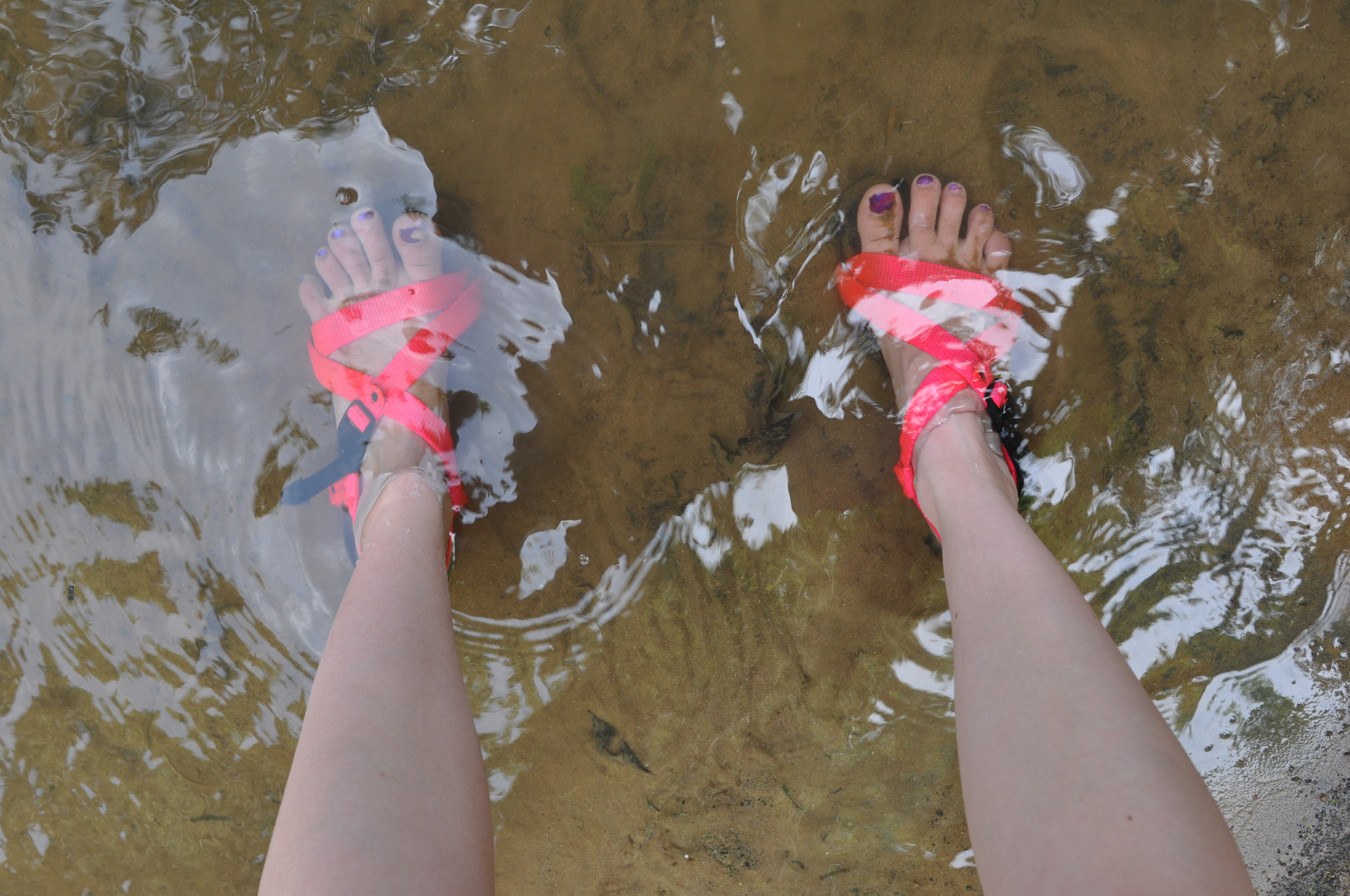 Pink sandals 