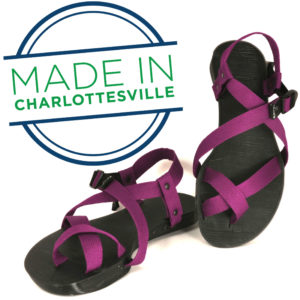 Aubergine sandals by OESH