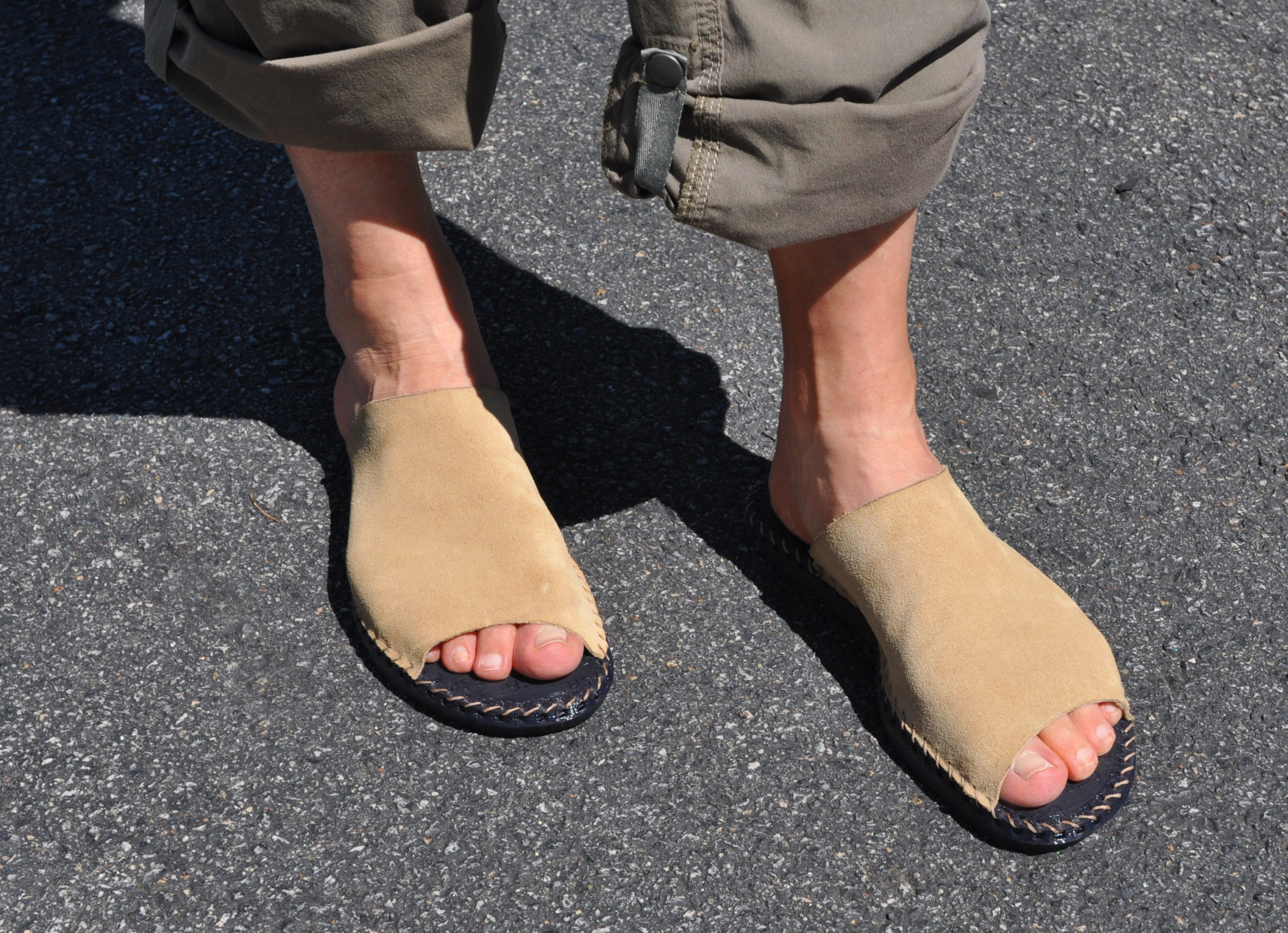 Peep Toe Leather